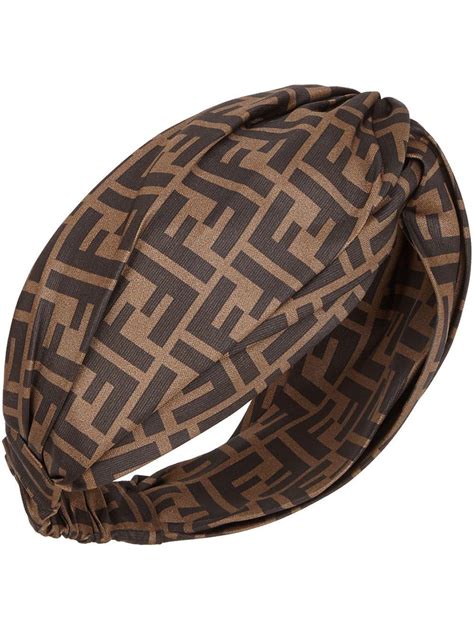 fendi ff motif hairband|Hair Elastics .